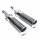 Pedaline poggiapiedi cromo Universale con staffa per Harley Honda Suzuki Yamaha
