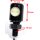 Mini placa de matrícula LED Iluminación de la placa Negro Alu Motocicleta
