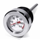 Öltemperatur Mess-Peilstab Celsius Chrom f. Harley-Davidson Softail Twin Cam 00-