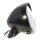 5¾" Faro nero H4 ECE Omologato Scanalato per Harley-Davidson Universale Chopper