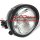 5¾" Faro nero H4 ECE Omologato Scanalato per Harley-Davidson Universale Chopper