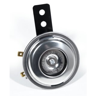 Klaxon Mini Chrome Universel moto 12V voiture Homologation ECE étanche