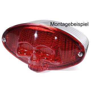 Spare Lens Red Skull for Cat Eye Tail Lights Universal
