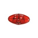 Spare Lens Red Skull for Cat Eye Tail Lights Universal