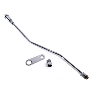 Öldruckmanometer Ölleitungs Kit für Harley-Davidson Evo Big Twin Chrom 1984-1999