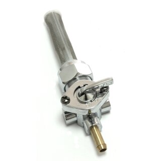 Benzinhahn High Flow Custom Chrom Performance für Harley Davidson 13/16" HD 20,6mm