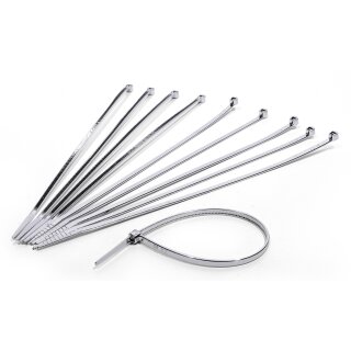 Serre Câbles Chrome pour Harley Davidson Custom Bikes 200 mm Pack de 10 Set HD