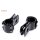 Abrazadera de montaje 25mm Soporte negro 1" Marco HD manillar Crash Bar Estribos