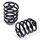 Ressorts de siège 3" noir single solo custom chopper pour Harley swing bobber