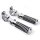 Sturzbügel-Fußrasten-Set Chrom Highway Pegs Motorschutzbügel Sundance Universal