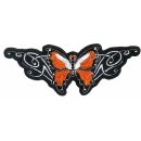 Aufnäher Schmetterling Tribal orange 15 x 5 cm Butterfly Tribal Patch