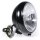 7" Scheinwerfer Schwarz H4 Transparent Custom für Harley Softail Universal ECE