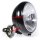 7" Scheinwerfer Schwarz H4 Transparent Custom für Harley Softail Universal ECE