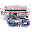 License plate lighting license plate chrome LED motorcycle car trailer universal