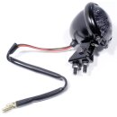 12V LED Rücklicht Schwarz Bates Style Smoke Universal für Harley Suzuki Honda