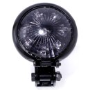 12V LED Taillight Black Bates Style smoke Universal for Harley Suzuki Honda ECE