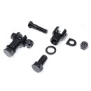 Staffa poggiapiedi nera per pedane paramotore...