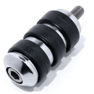 Embout de sélecteur chromé pour Harley-Davidson Sportster Dyna Softail Touring