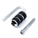 Embout de sélecteur chromé pour Harley-Davidson Sportster Dyna Softail Touring