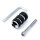 Embout de sélecteur chromé pour Harley-Davidson Sportster Dyna Softail Touring