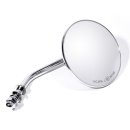 Round classic small mirror 3" Chrom for Harley...