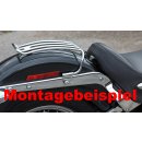 Porte-bagages chrome p Harley-Davidson Softail Fat Boy Heritage 00-05 selle solo