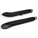 Turn Out Long Slip On Muffler Black for Harley Davidson Custom Bikes Universal