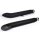 Turn Out Long Slip On Muffler Black for Harley Davidson Custom Bikes Universal
