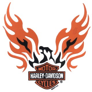 Harley Davidson Autocollant Adler bar shield 20x19cm Décalque Phoenix Eagle Hd Xl