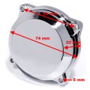 Chromed CV - Carburetor Top Cover f. Harley Evo Twin Cam...
