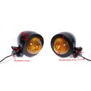 Balle Cignotant métal noir pour Harley Davidson Honda Suzuki
