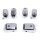 Couvercles dinterrupteurs chromés pour Harley Sportster Dyna Softail Tourer 96-