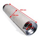 Schalldämpfer Einsatz Performance Baffle 54x208 mm DB-Killer für 2¼" Krümmer