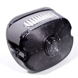LED Feu Arrière fumé noir ultra plat Harley Davidson Plaque en haut Cruiser