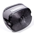 R&uuml;cklicht LED flach smoke Low Profile dunkel get&ouml;nt f&uuml;r Harley Davidson ECE