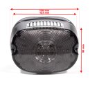 Rücklicht LED flach smoke Low Profile dunkel...