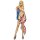 Aufkleber USA Flagge Pin Up Girl 21 x 6 cm USA Flag Babe Decal Blond Sexy String