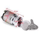 Cerradura de Contacto para Harley-Davidson Cromo Moto Auto Barco Universal