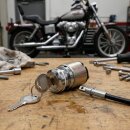 Cerradura de Contacto para Harley-Davidson Cromo Moto Auto Barco Universal
