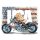 Aufkleber Pin Up Girl Miss Custom Bike USA 13,5  x 11 cm Ride Motorcycle Sticker