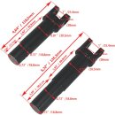 Kit conversione staffa poggiapiedi nero per Harley-Davidson Sportster 2010-2020