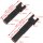 Kit conversione staffa poggiapiedi nero per Harley-Davidson Sportster 2010-2020