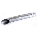 Turn Out Long Slip On Muffler Chrome for Harley Davidson...