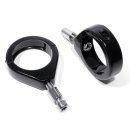 Turnsignal Fork Clamps 49 mm Black Universal 