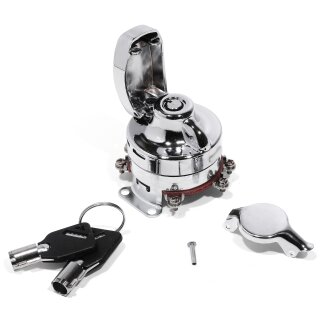 Cerradura de Contacto Cromo p. Harley-Davidson -1995 electrónico llave redonda