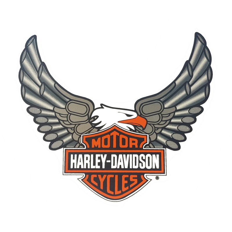 Sticker Harley-Davidson Flames Bar + Shield 10 x 11cm Decal HOT, 4,95 €