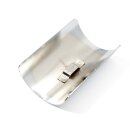 Chaleur Silencieux Collecteur d`Échappement 100mm chromé Protection Thermique