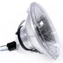 7" H4 Scheinwerfereinsatz mit klarer Lichtscheibe...