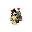 Adesivo Revenant in amore 8 x 6 cm Sticker Zombie Love Decal