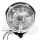 5¾" Scheinwerfer Schwarz / Chrom H4 Bates-Style f Harley Suzuki Universal ECE